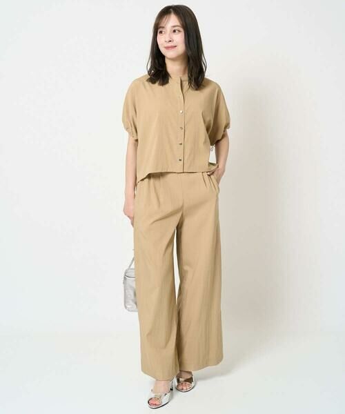 Maison de CINQ / メゾン ドゥ サンク シャツ・ブラウス | 【小さいサイズ】スキッパーデザインブラウス/UVカット/接触冷感/洗える/セットアップ対応 | 詳細18