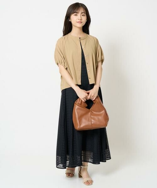 Maison de CINQ / メゾン ドゥ サンク シャツ・ブラウス | 【小さいサイズ】スキッパーデザインブラウス/UVカット/接触冷感/洗える/セットアップ対応 | 詳細21