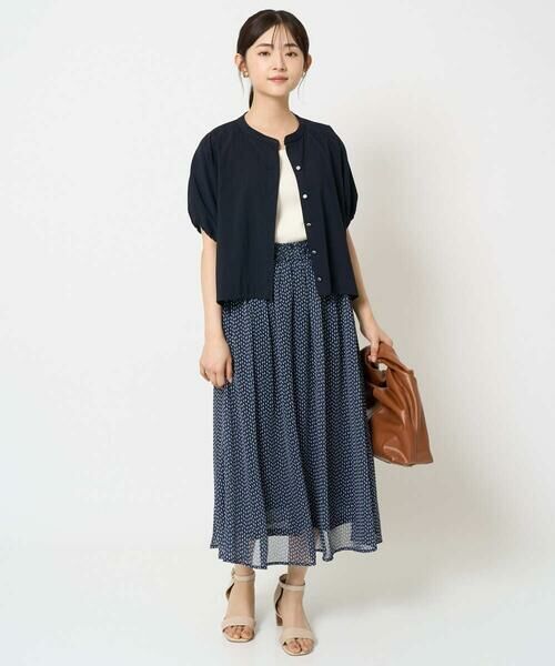 Maison de CINQ / メゾン ドゥ サンク シャツ・ブラウス | 【小さいサイズ】スキッパーデザインブラウス/UVカット/接触冷感/洗える/セットアップ対応 | 詳細26