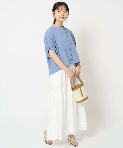 Maison de CINQ / メゾン ドゥ サンク シャツ・ブラウス | 【小さいサイズ】スキッパーデザインブラウス/UVカット/接触冷感/洗える/セットアップ対応 | 詳細28