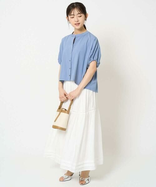 Maison de CINQ / メゾン ドゥ サンク シャツ・ブラウス | 【小さいサイズ】スキッパーデザインブラウス/UVカット/接触冷感/洗える/セットアップ対応 | 詳細29