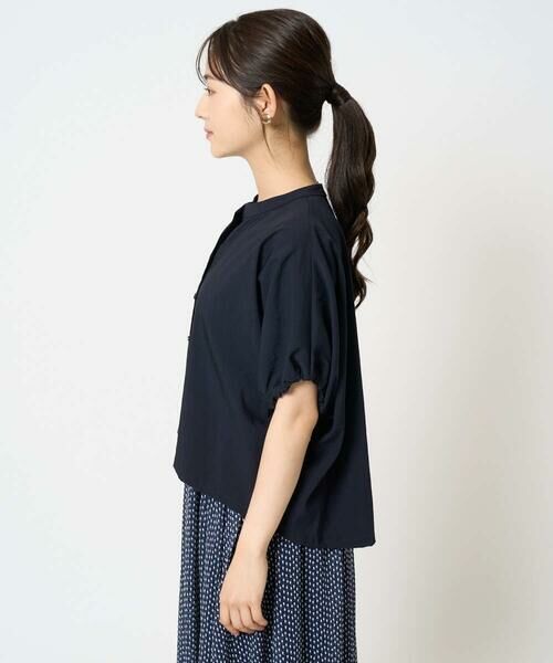 Maison de CINQ / メゾン ドゥ サンク シャツ・ブラウス | 【小さいサイズ】スキッパーデザインブラウス/UVカット/接触冷感/洗える/セットアップ対応 | 詳細9