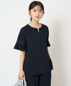 Maison de CINQ / メゾン ドゥ サンク シャツ・ブラウス | 【小さいサイズ】フレアースリーブブラウス/UVカット/接触冷感/洗える/セットアップ対応