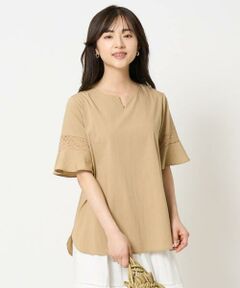 Maison de CINQ / メゾン ドゥ サンク シャツ・ブラウス | 【小さいサイズ】フレアースリーブブラウス/UVカット/接触冷感/洗える/セットアップ対応