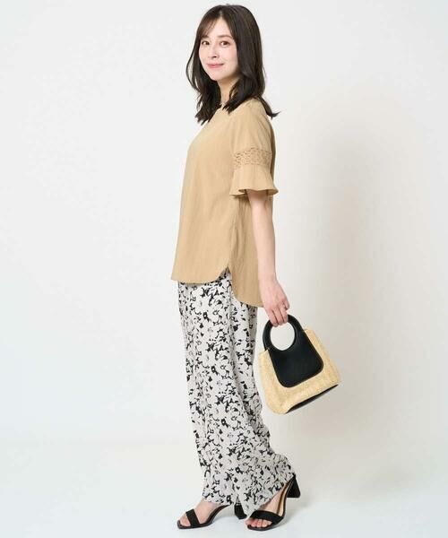 Maison de CINQ / メゾン ドゥ サンク シャツ・ブラウス | 【小さいサイズ】フレアースリーブブラウス/UVカット/接触冷感/洗える/セットアップ対応 | 詳細17