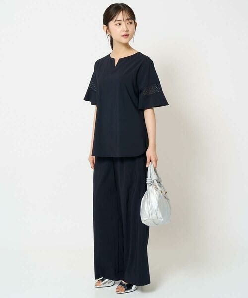 Maison de CINQ / メゾン ドゥ サンク シャツ・ブラウス | 【小さいサイズ】フレアースリーブブラウス/UVカット/接触冷感/洗える/セットアップ対応 | 詳細21