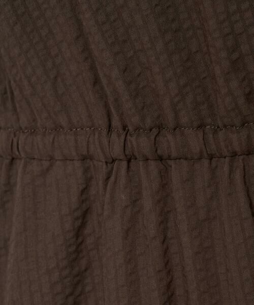 Maison de CINQ / メゾン ドゥ サンク ロング・マキシ丈ワンピース | 【小さいサイズ】Vネックフレンチスリーブワンピース/洗える | 詳細14