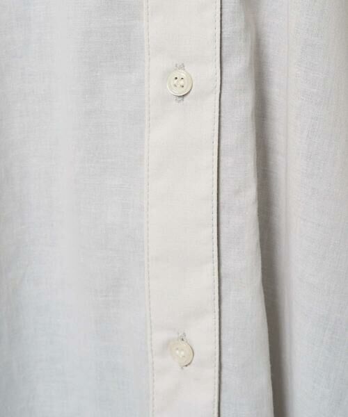 Maison de CINQ / メゾン ドゥ サンク シャツ・ブラウス | 【小さいサイズ】コットンリネンロングシャツワンピース/洗える | 詳細12