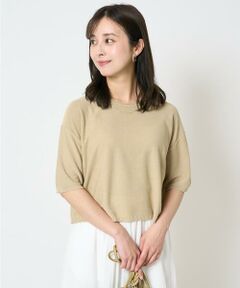 Maison de CINQ / メゾン ドゥ サンク ニット・セーター | 【小さいサイズ】五分袖サマーニット