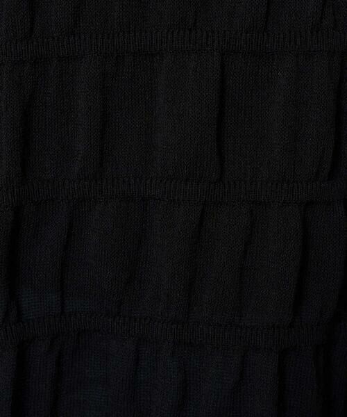 Maison de CINQ / メゾン ドゥ サンク ニット・セーター | 【小さいサイズ】シャーリングボーダー五分袖ニット/洗える | 詳細15