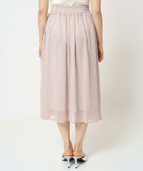 Maison de CINQ / メゾン ドゥ サンク ロング・マキシ丈スカート | 【小さいサイズ】スクエアドット柄シフォンスカート/丈の長さが選べる/洗える/セットアップ対応 | 詳細14