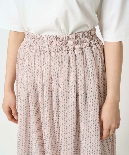 Maison de CINQ / メゾン ドゥ サンク ロング・マキシ丈スカート | 【小さいサイズ】スクエアドット柄シフォンスカート/丈の長さが選べる/洗える/セットアップ対応 | 詳細6