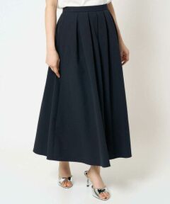 Maison de CINQ / メゾン ドゥ サンク ロング・マキシ丈スカート | 【小さいサイズ】タックフレアースカート/撥水/UVカット/洗える