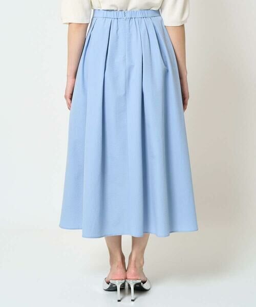 Maison de CINQ / メゾン ドゥ サンク ロング・マキシ丈スカート | 【小さいサイズ】タックフレアースカート/撥水/UVカット/洗える | 詳細5