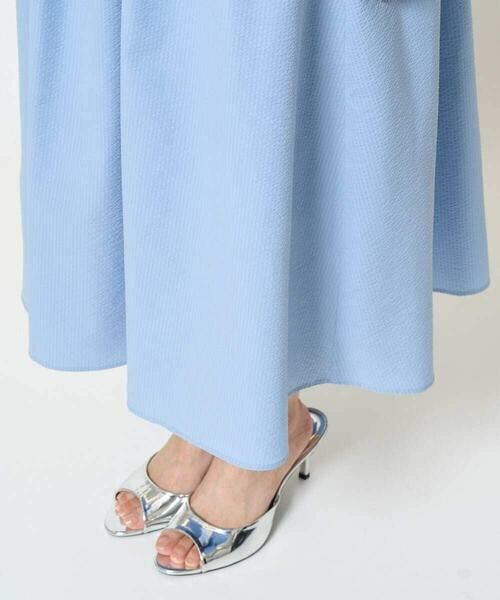 Maison de CINQ / メゾン ドゥ サンク ロング・マキシ丈スカート | 【小さいサイズ】タックフレアースカート/撥水/UVカット/洗える | 詳細8