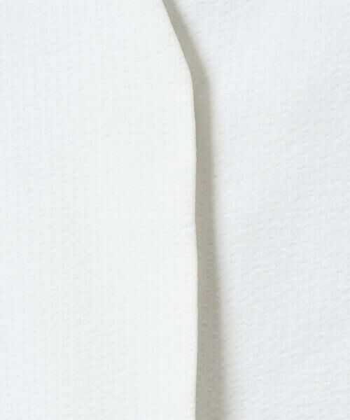 Maison de CINQ / メゾン ドゥ サンク ノーカラージャケット | 【小さいサイズ】ハーフスリーブジャケット/撥水/UVカット/洗える/セットアップ対応 | 詳細12