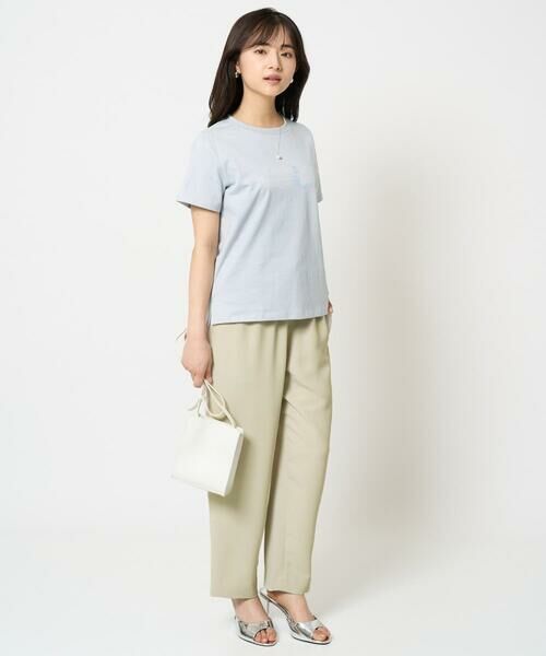 Maison de CINQ / メゾン ドゥ サンク カットソー | 【小さいサイズ】配色デザインロゴTシャツ/接触冷感/洗える | 詳細14