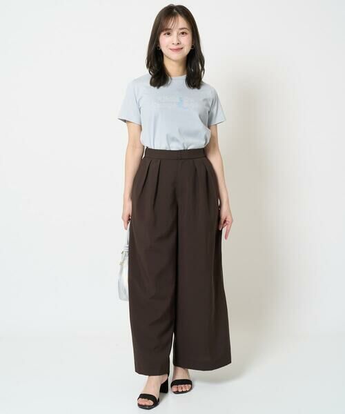 Maison de CINQ / メゾン ドゥ サンク カットソー | 【小さいサイズ】配色デザインロゴTシャツ/接触冷感/洗える | 詳細15