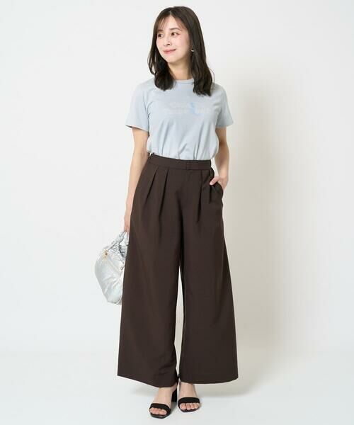 Maison de CINQ / メゾン ドゥ サンク カットソー | 【小さいサイズ】配色デザインロゴTシャツ/接触冷感/洗える | 詳細16