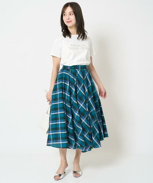 Maison de CINQ / メゾン ドゥ サンク カットソー | 【小さいサイズ】配色デザインロゴTシャツ/接触冷感/洗える | 詳細18