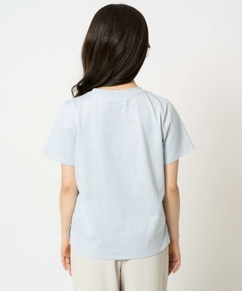 Maison de CINQ / メゾン ドゥ サンク カットソー | 【小さいサイズ】配色デザインロゴTシャツ/接触冷感/洗える | 詳細6