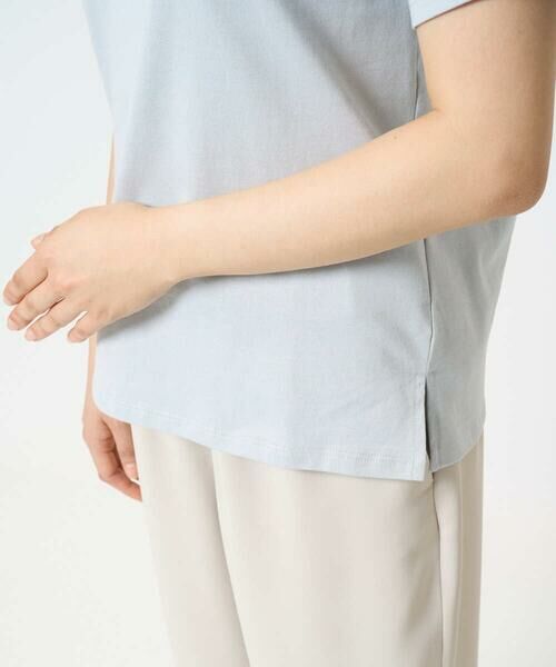 Maison de CINQ / メゾン ドゥ サンク カットソー | 【小さいサイズ】配色デザインロゴTシャツ/接触冷感/洗える | 詳細9