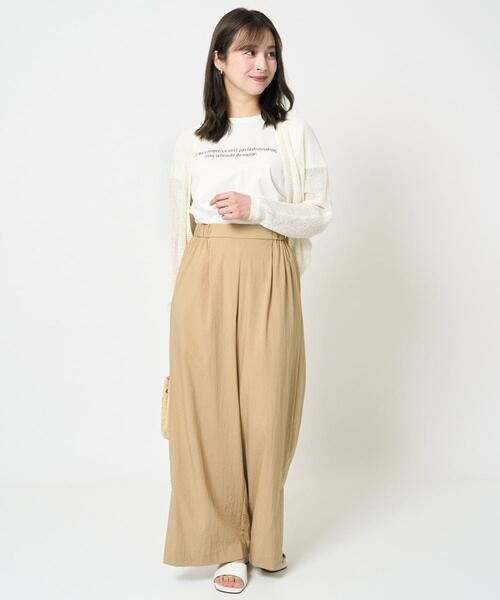 Maison de CINQ / メゾン ドゥ サンク カットソー | 【小さいサイズ】フレンチスリーブロゴTシャツ/接触冷感/洗える | 詳細21