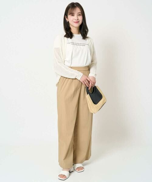 Maison de CINQ / メゾン ドゥ サンク カットソー | 【小さいサイズ】フレンチスリーブロゴTシャツ/接触冷感/洗える | 詳細22