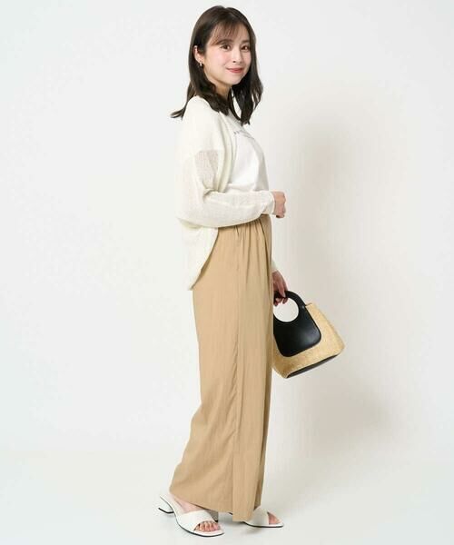 Maison de CINQ / メゾン ドゥ サンク カットソー | 【小さいサイズ】フレンチスリーブロゴTシャツ/接触冷感/洗える | 詳細23