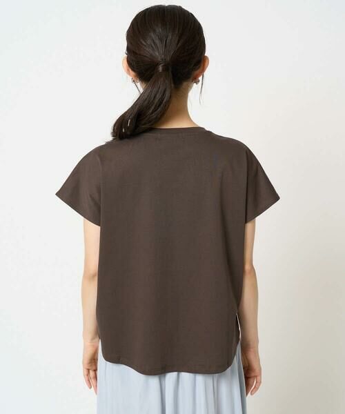 Maison de CINQ / メゾン ドゥ サンク カットソー | 【小さいサイズ】フレンチスリーブロゴTシャツ/接触冷感/洗える | 詳細6