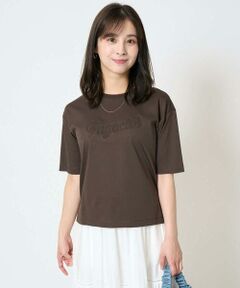 Maison de CINQ / メゾン ドゥ サンク カットソー | 【小さいサイズ】リラックスシルエット ロゴTシャツ/接触冷感/洗える