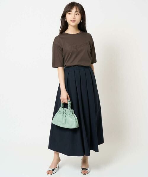 Maison de CINQ / メゾン ドゥ サンク カットソー | 【小さいサイズ】リラックスシルエット ロゴTシャツ/接触冷感/洗える | 詳細18