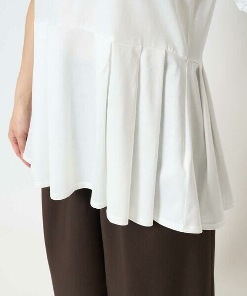 Maison de CINQ / メゾン ドゥ サンク カットソー | 【小さいサイズ】タックディティールカットソー/接触冷感/洗える | 詳細10