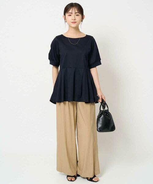 Maison de CINQ / メゾン ドゥ サンク カットソー | 【小さいサイズ】タックディティールカットソー/接触冷感/洗える | 詳細15