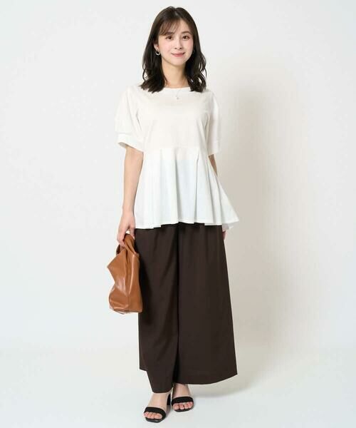 Maison de CINQ / メゾン ドゥ サンク カットソー | 【小さいサイズ】タックディティールカットソー/接触冷感/洗える | 詳細17