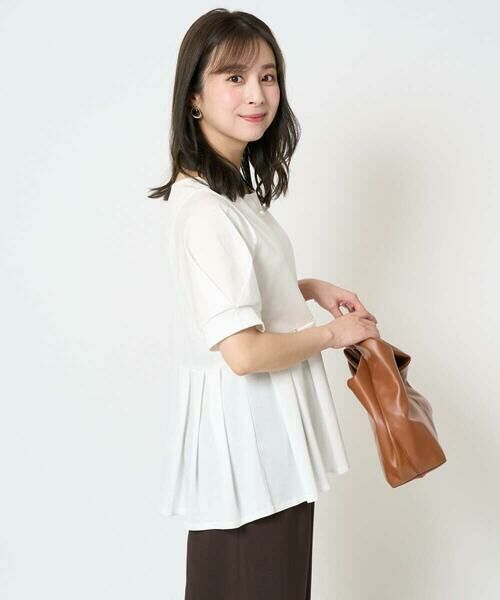 Maison de CINQ / メゾン ドゥ サンク カットソー | 【小さいサイズ】タックディティールカットソー/接触冷感/洗える | 詳細3