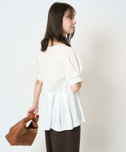 Maison de CINQ / メゾン ドゥ サンク カットソー | 【小さいサイズ】タックディティールカットソー/接触冷感/洗える | 詳細4