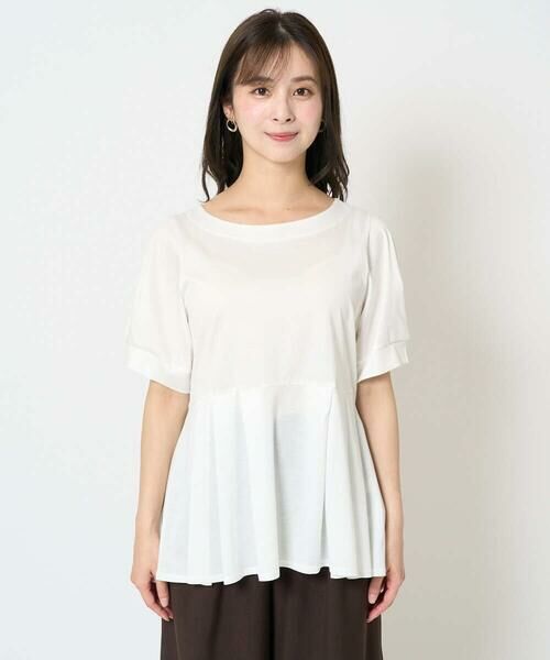 Maison de CINQ / メゾン ドゥ サンク カットソー | 【小さいサイズ】タックディティールカットソー/接触冷感/洗える | 詳細5