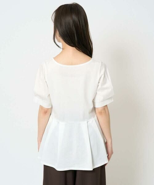 Maison de CINQ / メゾン ドゥ サンク カットソー | 【小さいサイズ】タックディティールカットソー/接触冷感/洗える | 詳細7