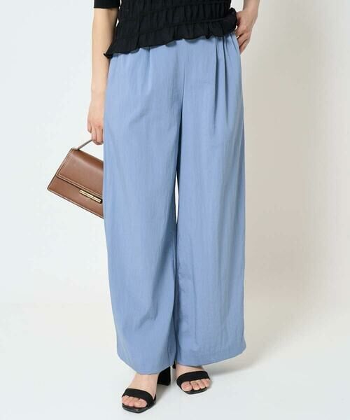 Maison de CINQ / メゾン ドゥ サンク その他パンツ | 【小さいサイズ】リラクシーワイドパンツ/UVカット/接触冷感/洗える/セットアップ対応 | 詳細1