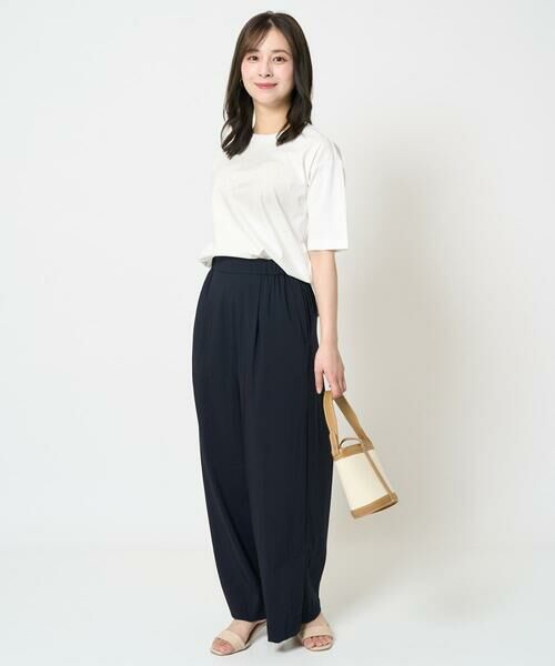 Maison de CINQ / メゾン ドゥ サンク その他パンツ | 【小さいサイズ】リラクシーワイドパンツ/UVカット/接触冷感/洗える/セットアップ対応 | 詳細28
