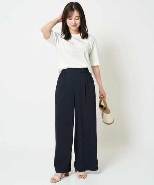 Maison de CINQ / メゾン ドゥ サンク その他パンツ | 【小さいサイズ】リラクシーワイドパンツ/UVカット/接触冷感/洗える/セットアップ対応 | 詳細29