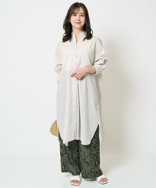 Maison de CINQ / メゾン ドゥ サンク チノ・ワークパンツ | 【小さいサイズ】フラワー柄ワイドパンツ/洗える | 詳細23