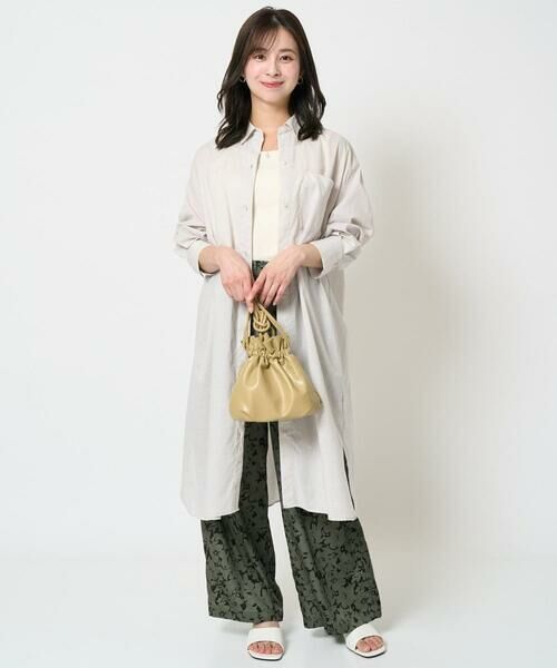 Maison de CINQ / メゾン ドゥ サンク チノ・ワークパンツ | 【小さいサイズ】フラワー柄ワイドパンツ/洗える | 詳細26