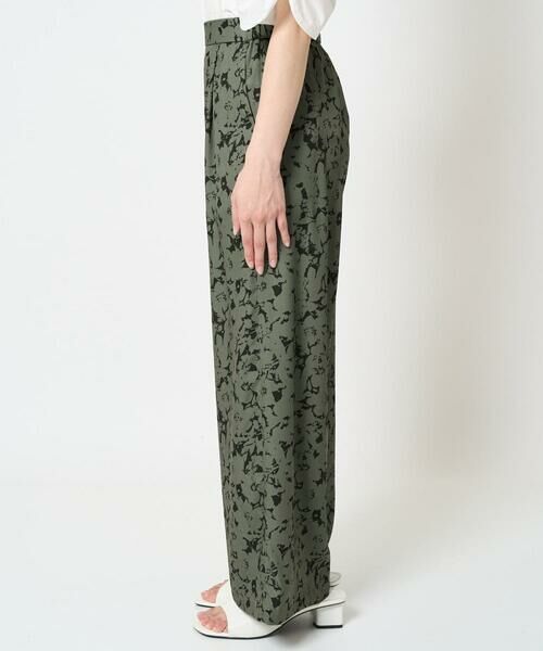 Maison de CINQ / メゾン ドゥ サンク チノ・ワークパンツ | 【小さいサイズ】フラワー柄ワイドパンツ/洗える | 詳細4