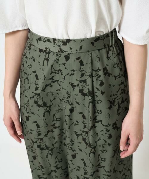 Maison de CINQ / メゾン ドゥ サンク チノ・ワークパンツ | 【小さいサイズ】フラワー柄ワイドパンツ/洗える | 詳細6