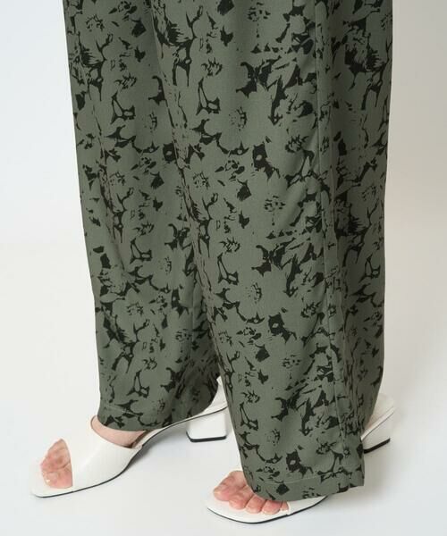 Maison de CINQ / メゾン ドゥ サンク チノ・ワークパンツ | 【小さいサイズ】フラワー柄ワイドパンツ/洗える | 詳細8