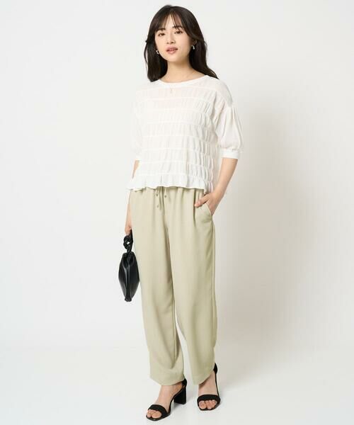 Maison de CINQ / メゾン ドゥ サンク その他パンツ | 【小さいサイズ】リラックステーパードパンツ/接触冷感/洗える | 詳細15