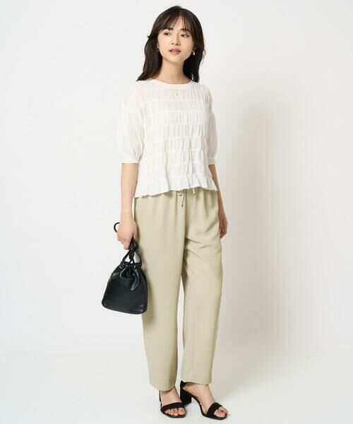 Maison de CINQ / メゾン ドゥ サンク その他パンツ | 【小さいサイズ】リラックステーパードパンツ/接触冷感/洗える | 詳細16