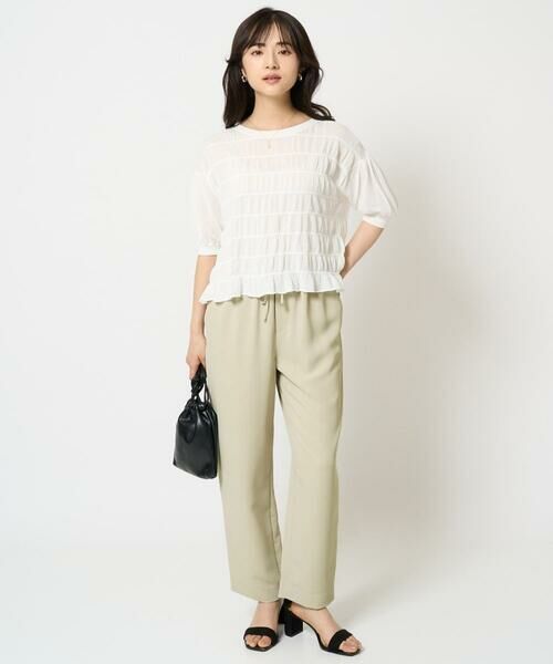 Maison de CINQ / メゾン ドゥ サンク その他パンツ | 【小さいサイズ】リラックステーパードパンツ/接触冷感/洗える | 詳細17